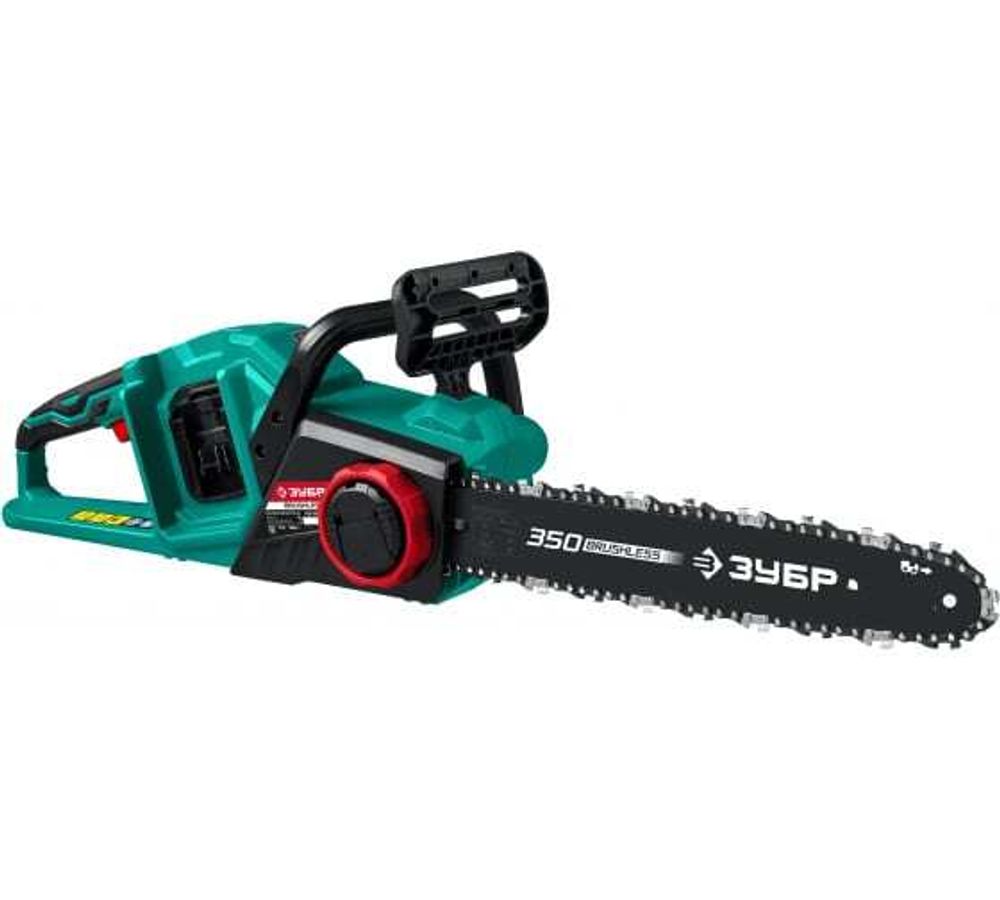 Пила цепная ЗУБР АКБ бесщеточная 36 В 2х18 (4 Ач) ПЦЛ-3635-42