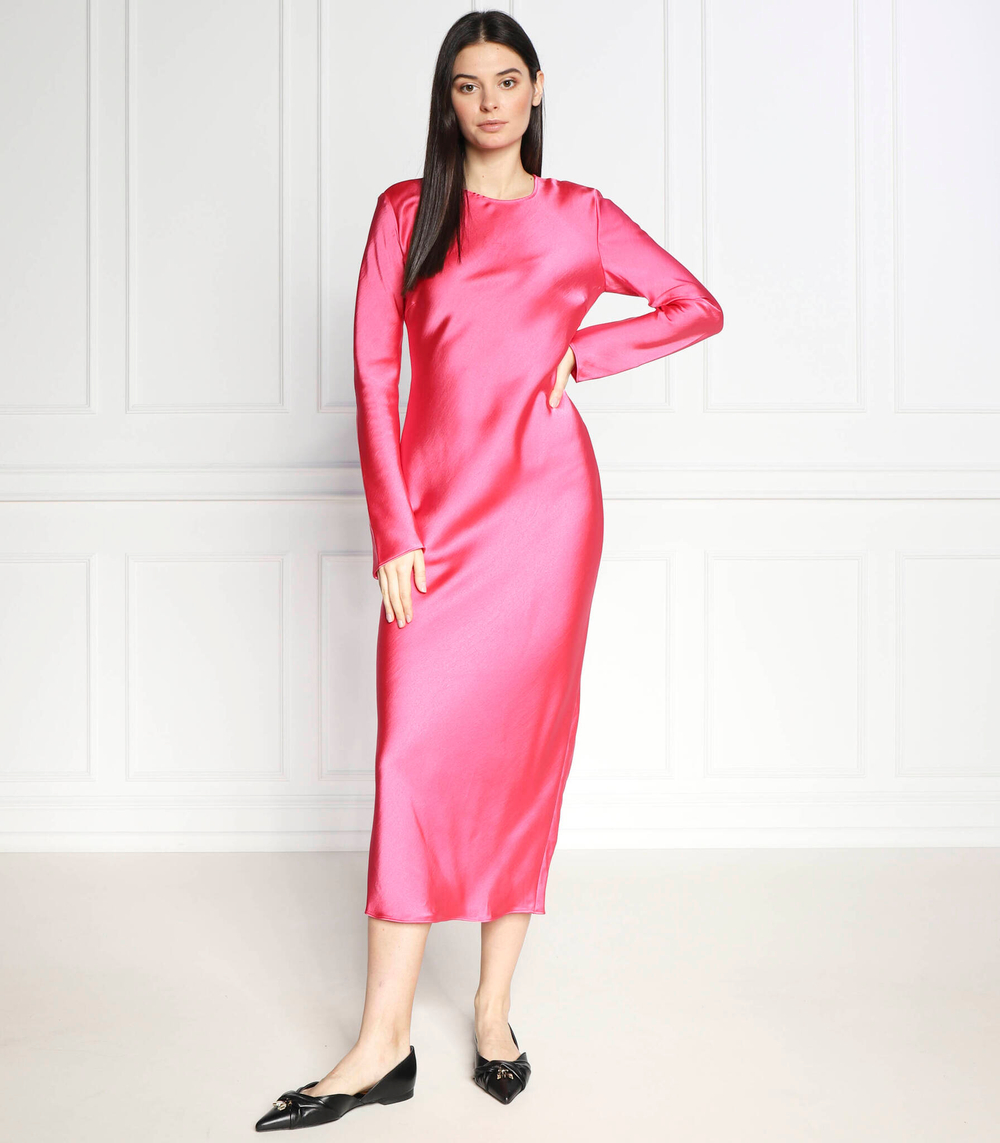 сатиновое платье Sams\u00f8e Sams\u00f8e - розовый(F22400176)