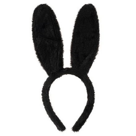 Ободок Зайка Черный