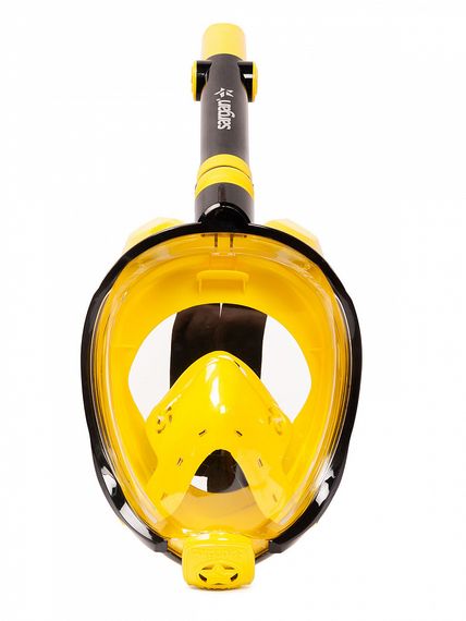 Маска полнолицевая Sargan Галактика премиум черная/желтая/желтая