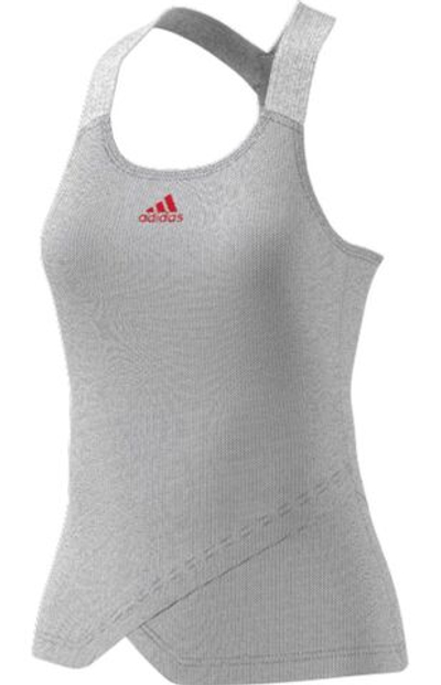 Женский топ теннисный Adidas Y-Tank Primeblue W - white/black