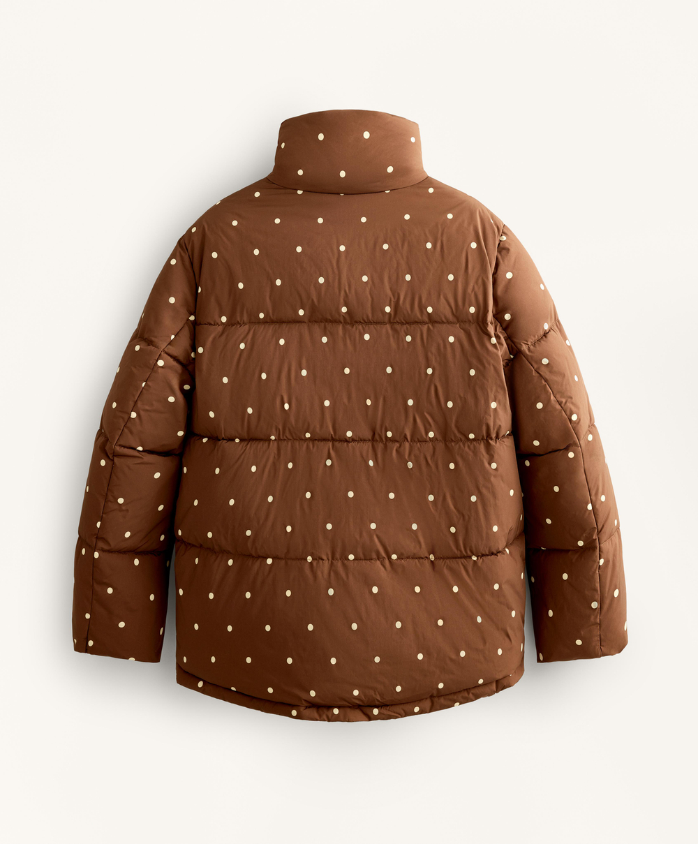 Oysho Утепленная водоотталкивающая куртка Primaloft®, коричневый