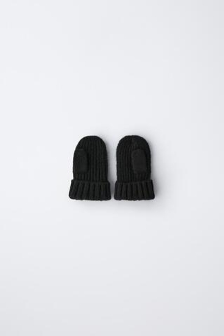 ZARA ВАРЕЖКИ, ЧЕРНЫЙ