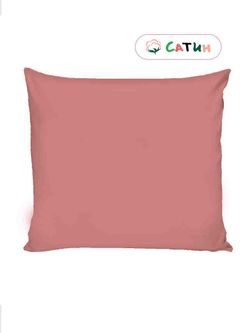 Наволочка 1шт сатин Milky Garden "Loam" 70x70 см на молнии