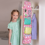 Кармашки для детского сада на липучке. Единороги принт