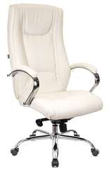 Кресло руководителя Everprof King M Экокожа Кремовый