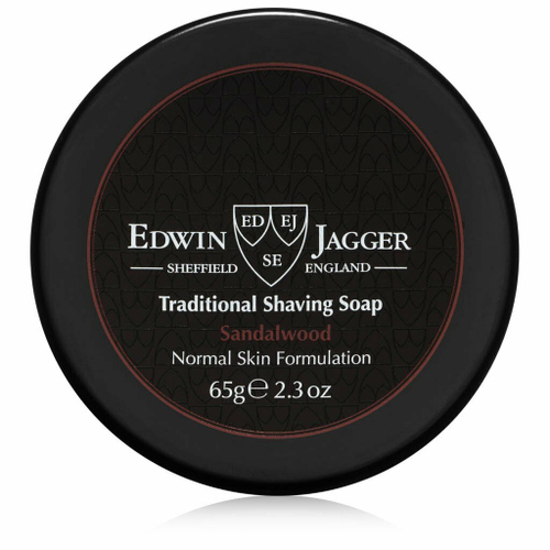 Edwin Jagger Sandalwood (Travel Container) - Мыло для бритья, 65 гр