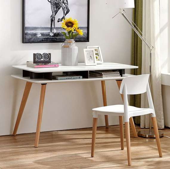 Письменный стол Norman 120x70 белый | Купить в Hallberg.ru