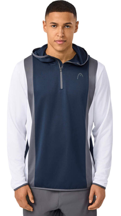 Мужская теннисная кофта Head Club 25 Tech - небесный