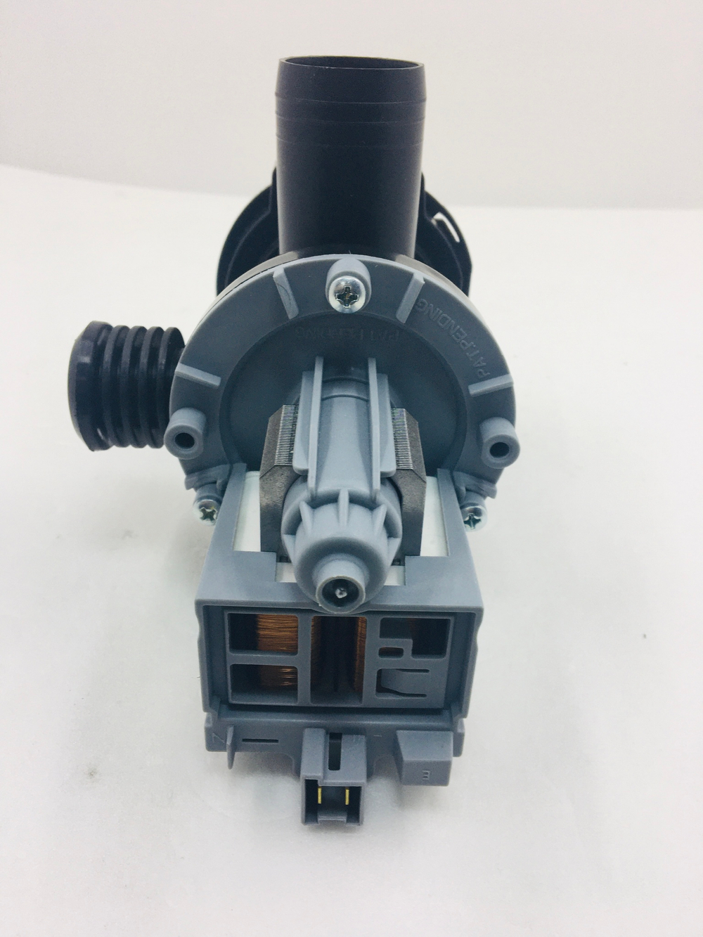 Насос сливной Askoll с улиткой на винтах,клеммы собраны в фишку назад