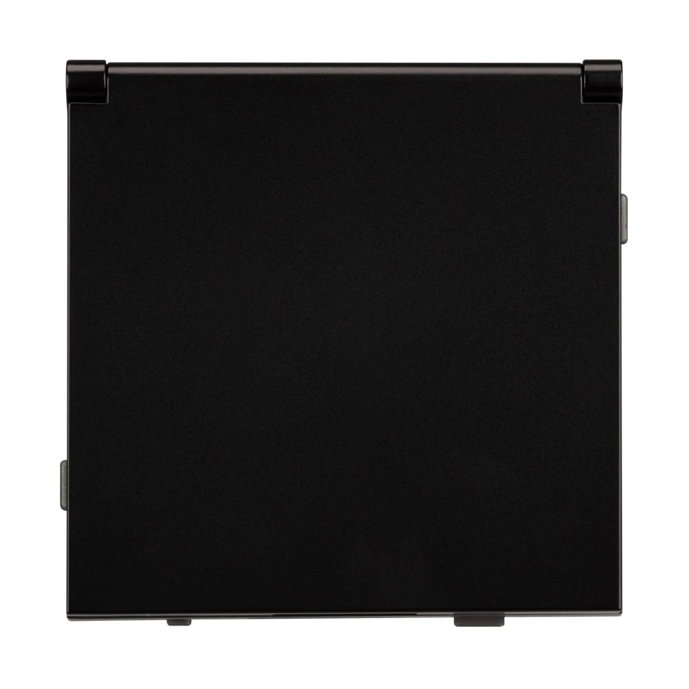 Механизм розетки влагозащищённый SCT-TENDO-MCP-PL-BK (230V, 16A) (Arlight, Черный) 054091