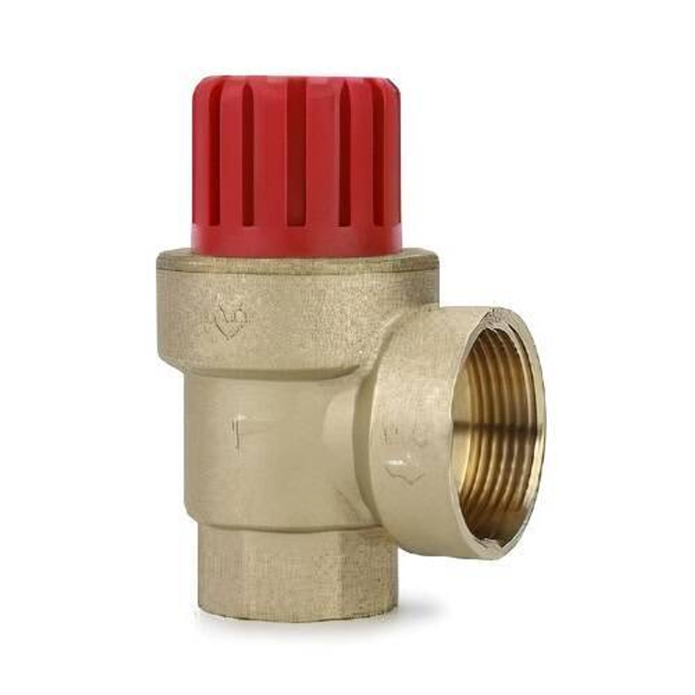 Клапан предохранительный Varmega VM166 - 1"1/4, сброс 1"1/2 (ВР/ВР, Рн 3 бар, для систем отопления)