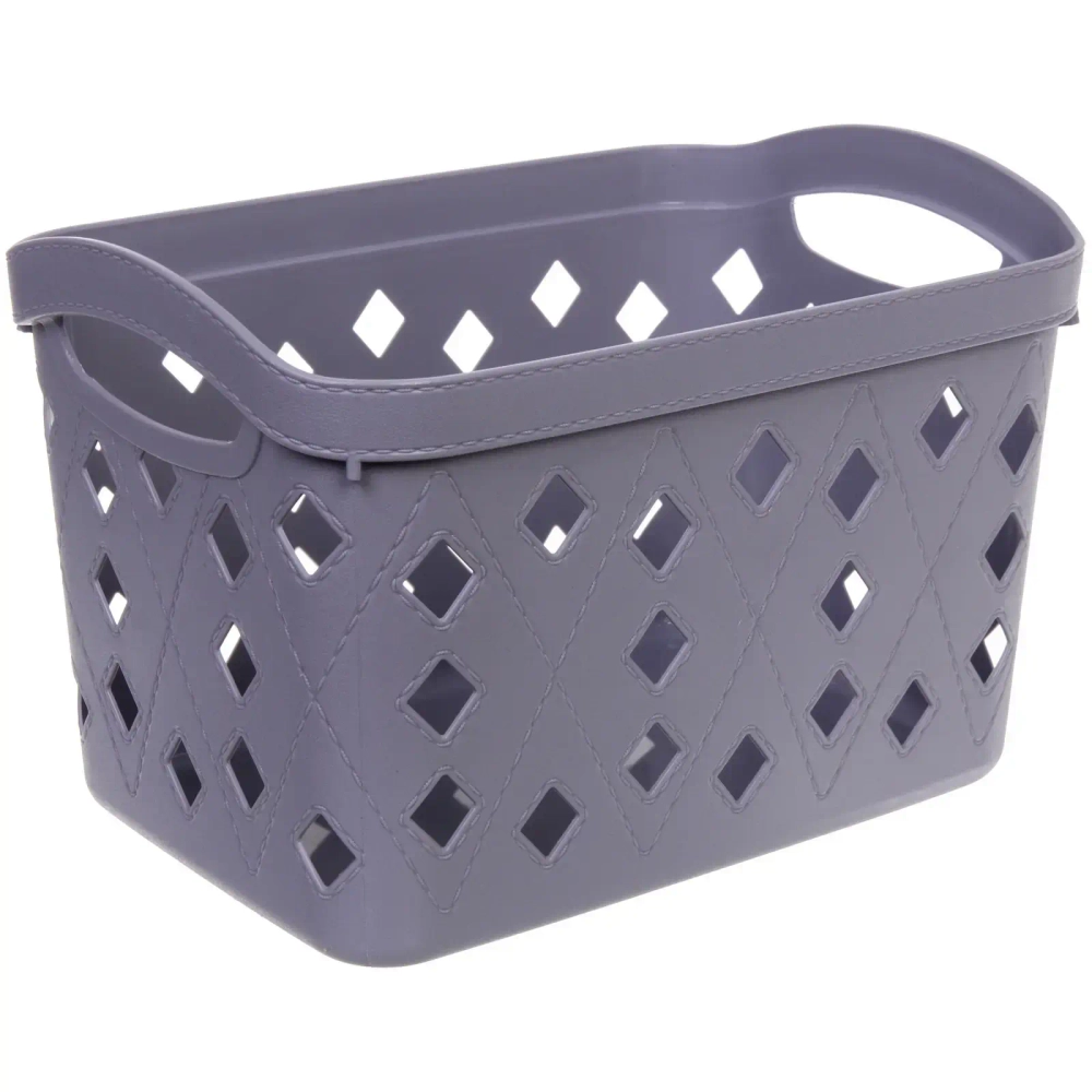 Корзинка для хранения «ЭНИГАРТ», цвет пыльно серый, 31.8*21.5*20.3см