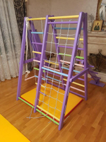 Деревянный спортивный комплекс Добрыня Премиум