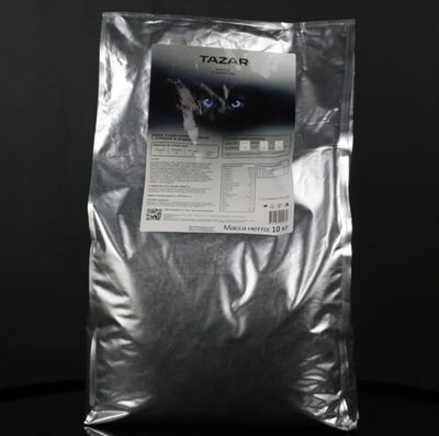 Сухой корм для котят TAZAR с курицей и индейкой, Пакет 10 кг