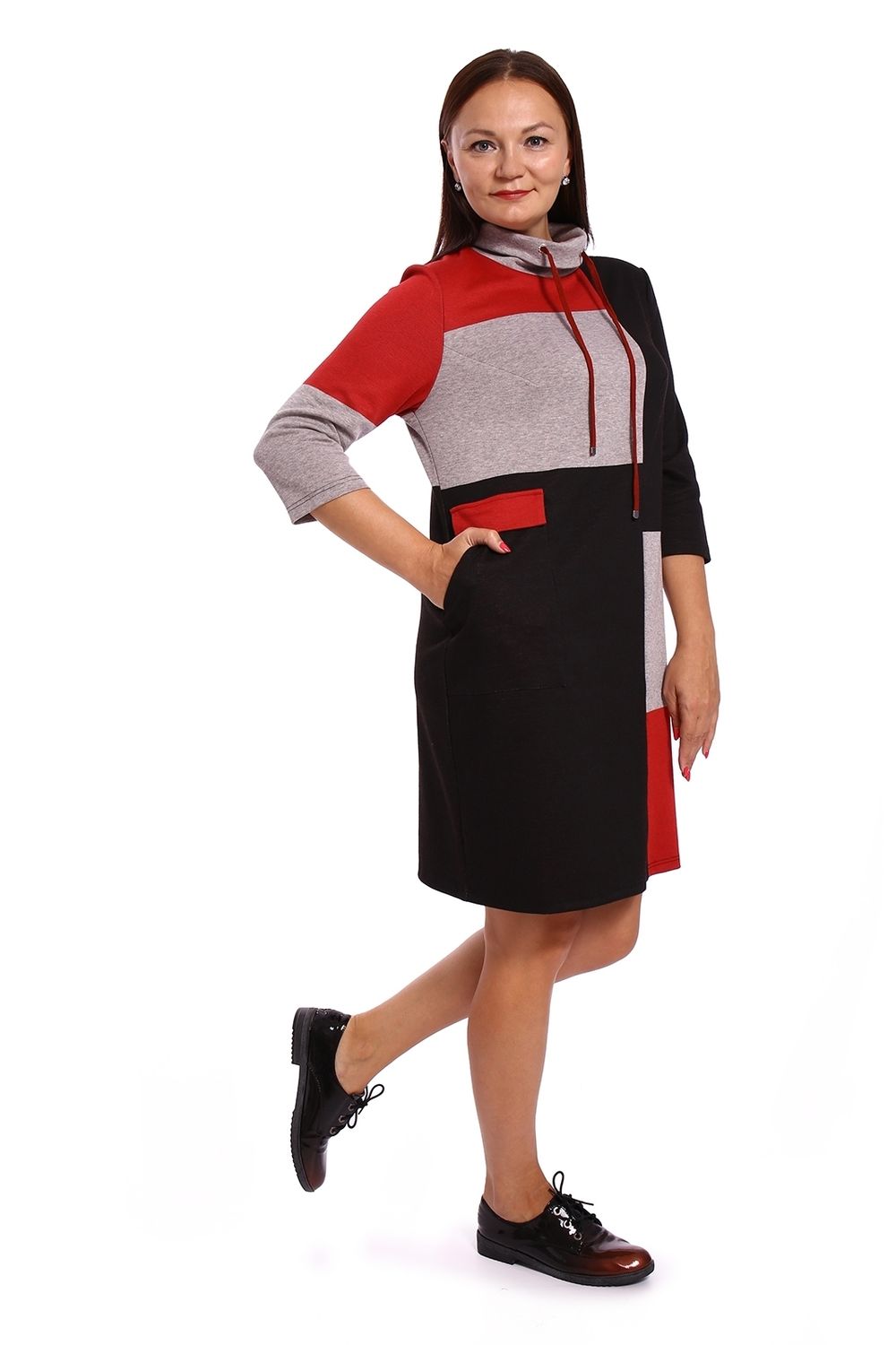 Платье женское П4129 полоски) Olsarri (Акция)