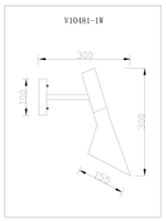 Бра Moderli V10481-1W Turin
