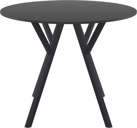 Стол пластиковый Max Table Ø90, черный