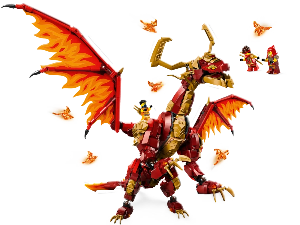 Конструктор LEGO Ninjago 71822 Первородный дракон Огня