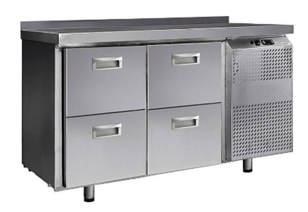 Стол холодильный Финист СХС-700-0/4 борт