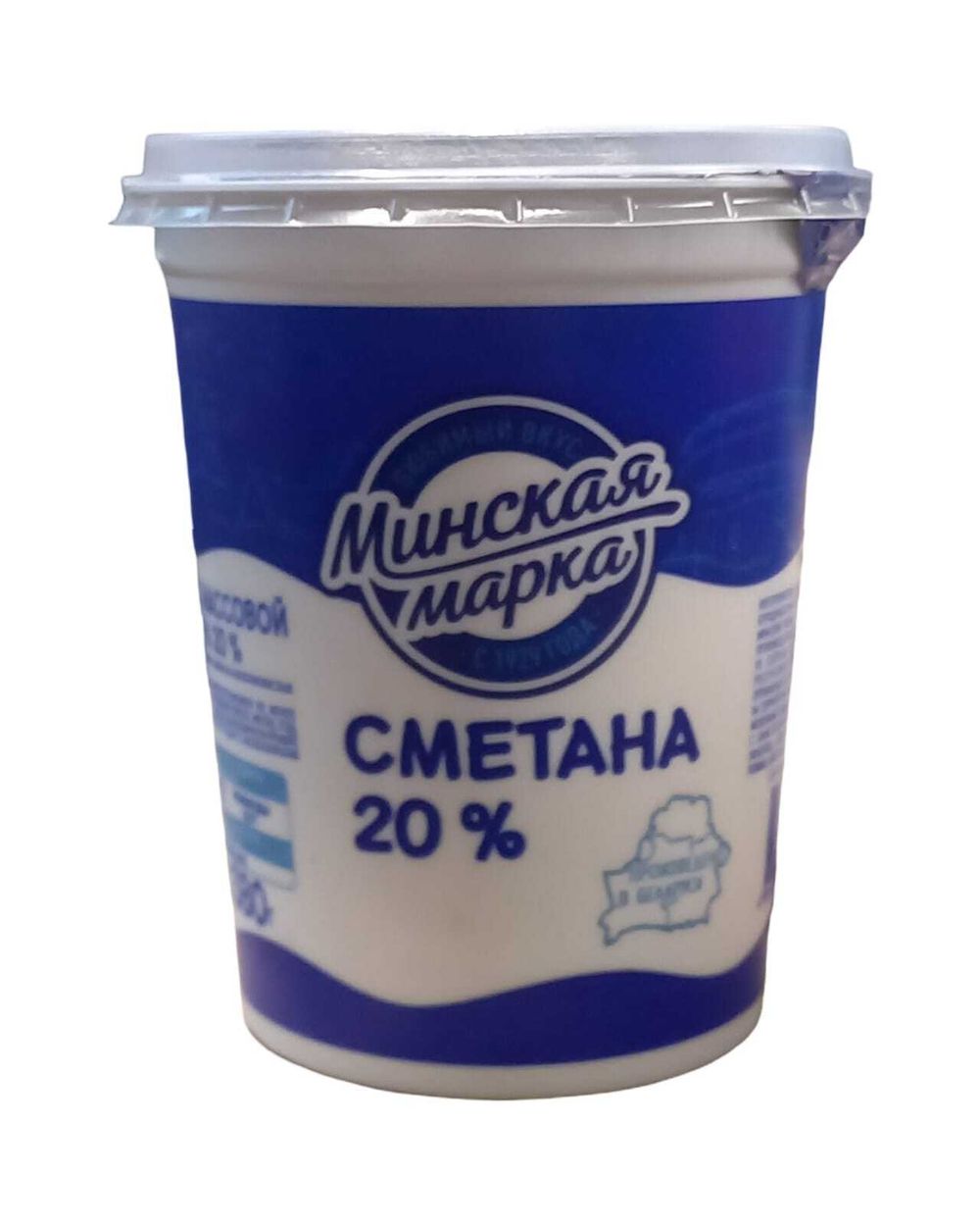 Сметана "Минская Марка" 20% 380г