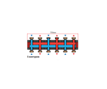 Распределительный коллектор ЕСО Huch EnTEC (Хух ЭнТЕК) на 5 отопительных контуров (арт.105.30.025.RD1)