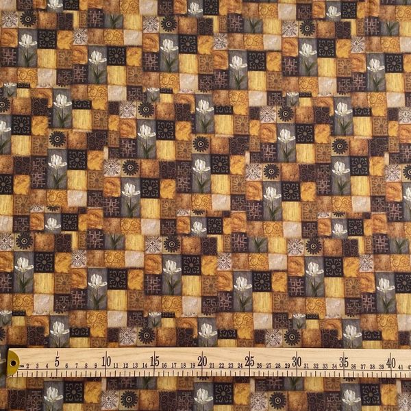 ВИНТАЖНАЯ ПЛИТКА, 100% хлопок Handmade Fabrics 3