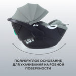 Детская коляска Rant Teo Soft 3 в 1 с автокреслом Aster Zero Olive Olive