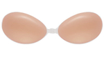 Силиконовый бюстгальтер-невидимка без бретелей (Размер: A) (Цвет: телесный)