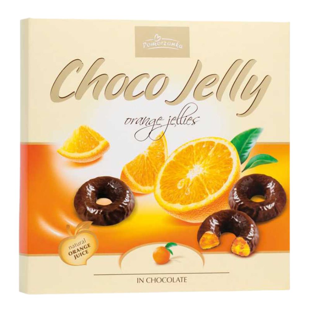 Pomorzanka апельсиновое желе в темном шоколаде Choco Jelly 175г