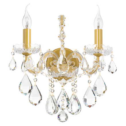 775623 Бра CHAMPA 2х60W E14 ЗОЛОТО