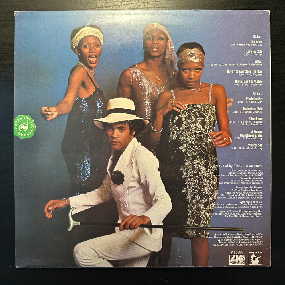 Boney M. - Love For Sale (Англия 1977г.)