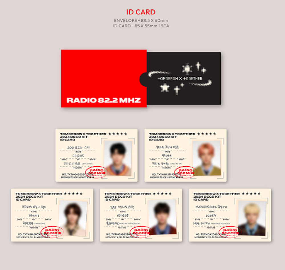 TXT - TOMORROW X TOGETHER 2024 DECO KIT