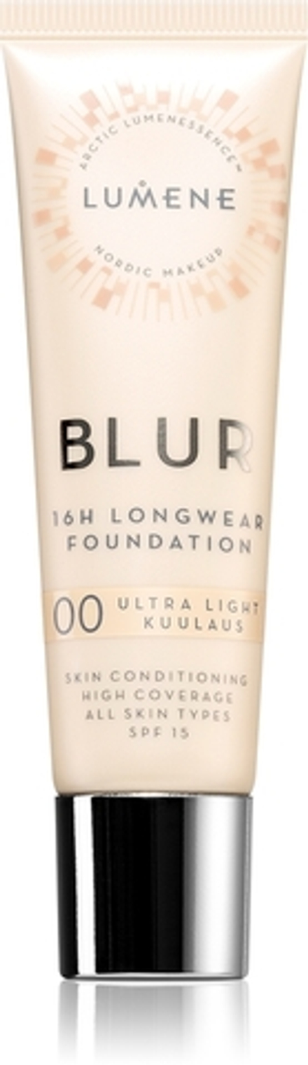 Lumene Blur 16h Longwear - Долговечная тональная основа SPF 15, 30 ml
