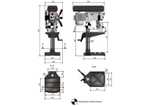 Вертикально-сверлильный станок OPTIdrill B 16H (380 В)