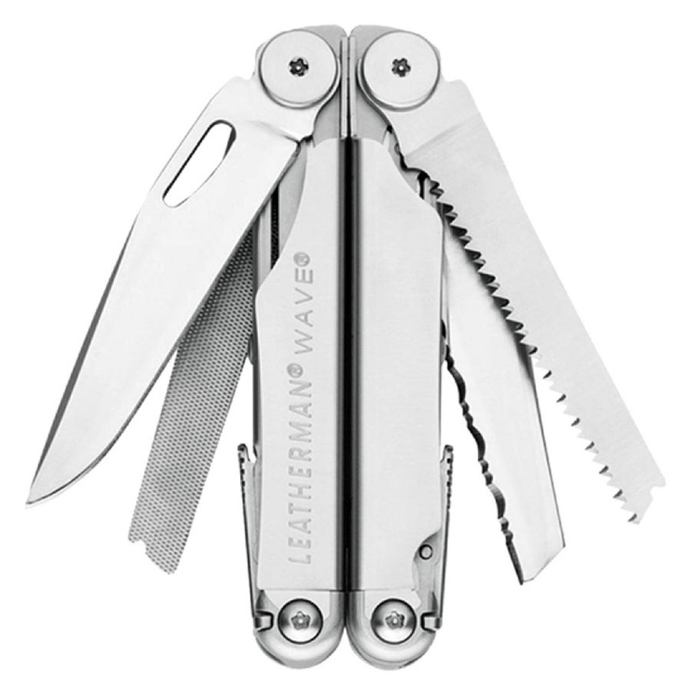 Мультитул Leatherman Wave Plus -832524 100мм 17функций серебристый