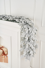 Гирлянда рождественская Византийская заснеженная