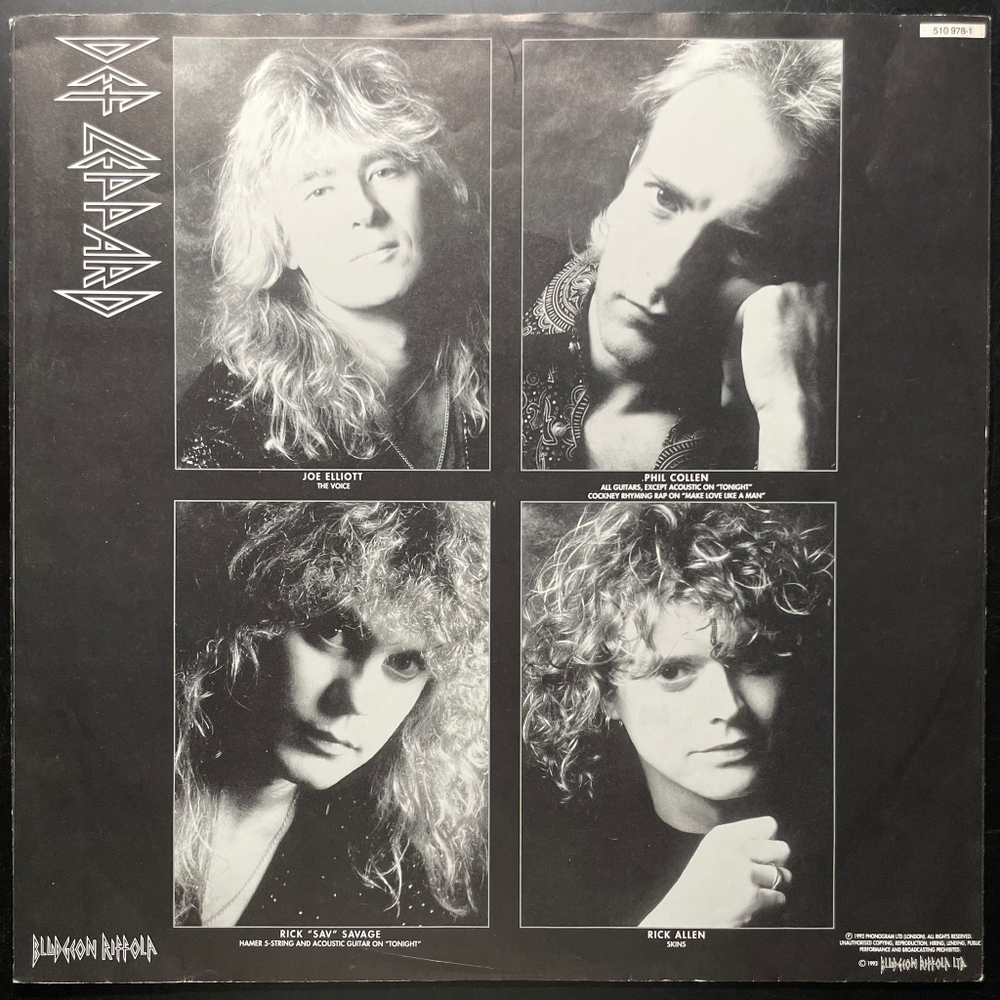 Def Leppard - Adrenalize (Голландия 1992г.)