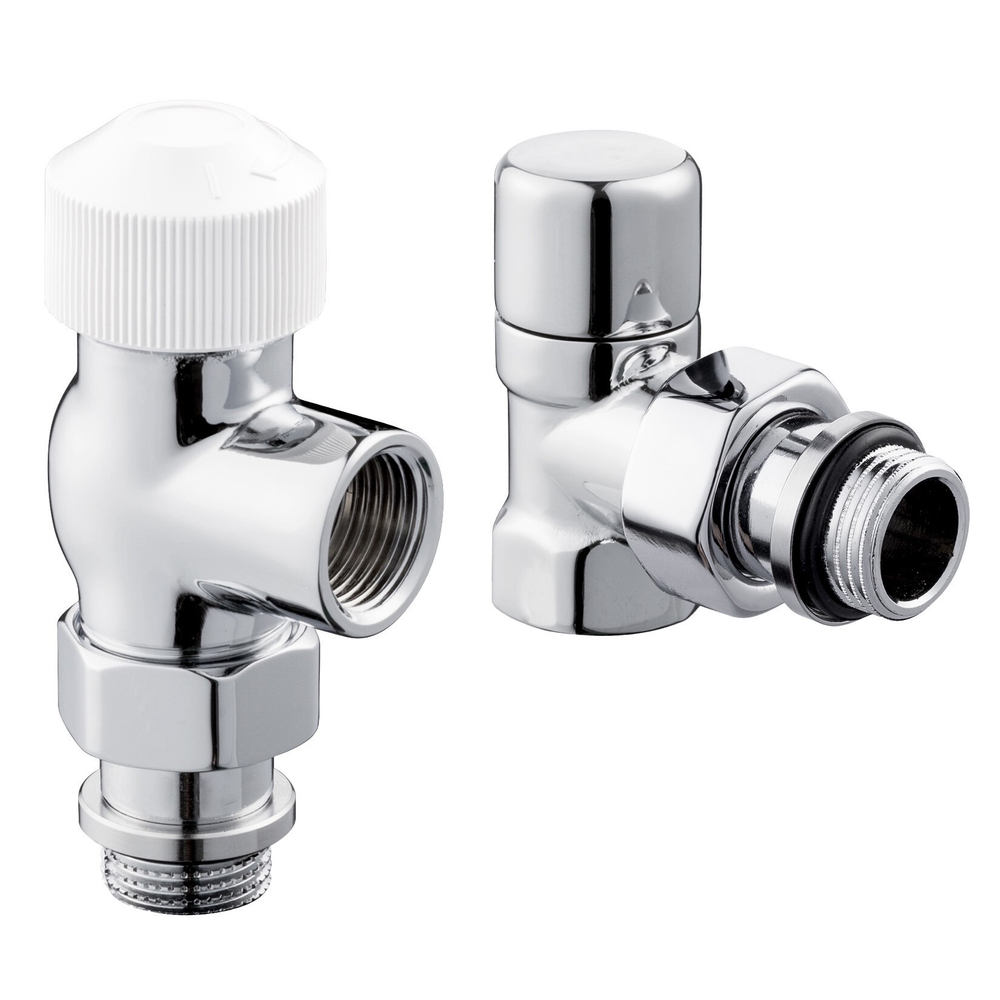 Набор термостатический для радиатора осевой Royal Thermo Design 1/2quot;М30х1,5 (Хром)