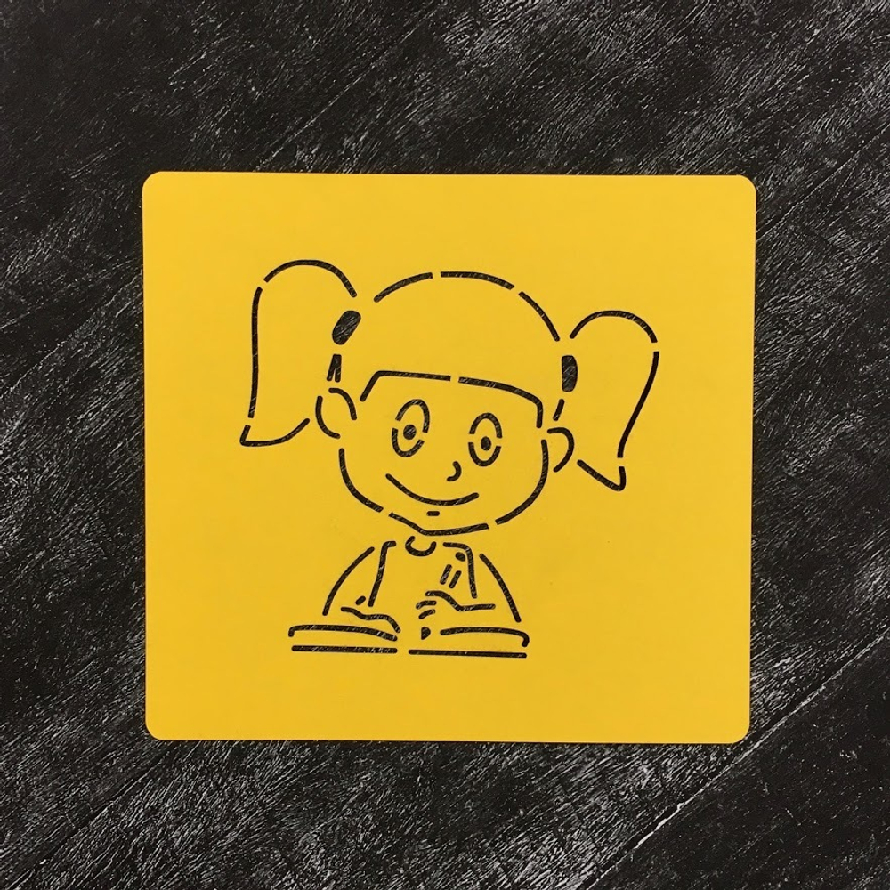 Ученик №15 Девочка с тетрадкой