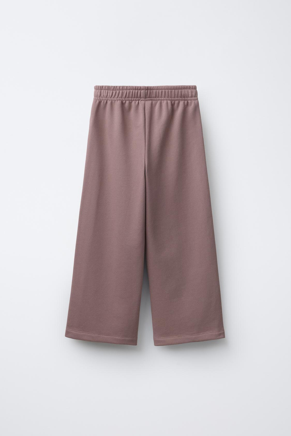 ZARA СПОРТИВНЫЕ БРЮКИ WIDE LEG ИЗ МЯГКОЙ ТКАНИ, ПУДРОВО-РОЗОВЫЙ