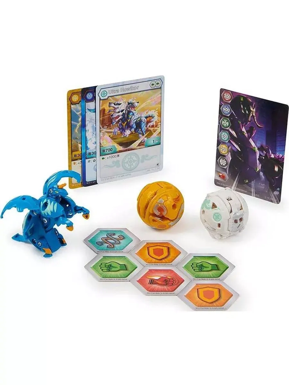 Набор 3 Бакугана игрушка трансформер Evolutions Howlkor