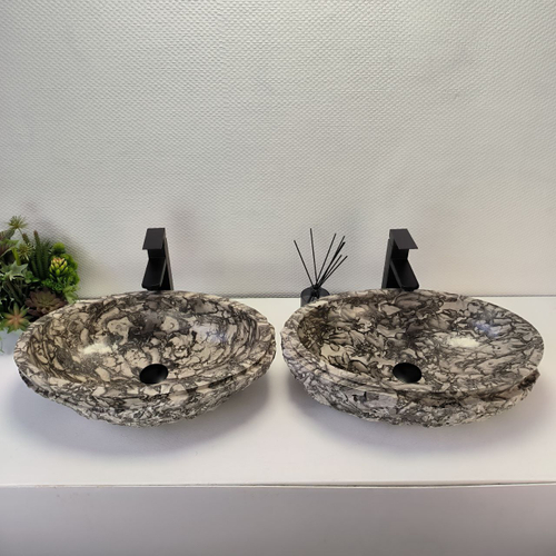 Раковина из мрамора ПАРА! Oval Doreng Marmo OM-62883 57*38*15