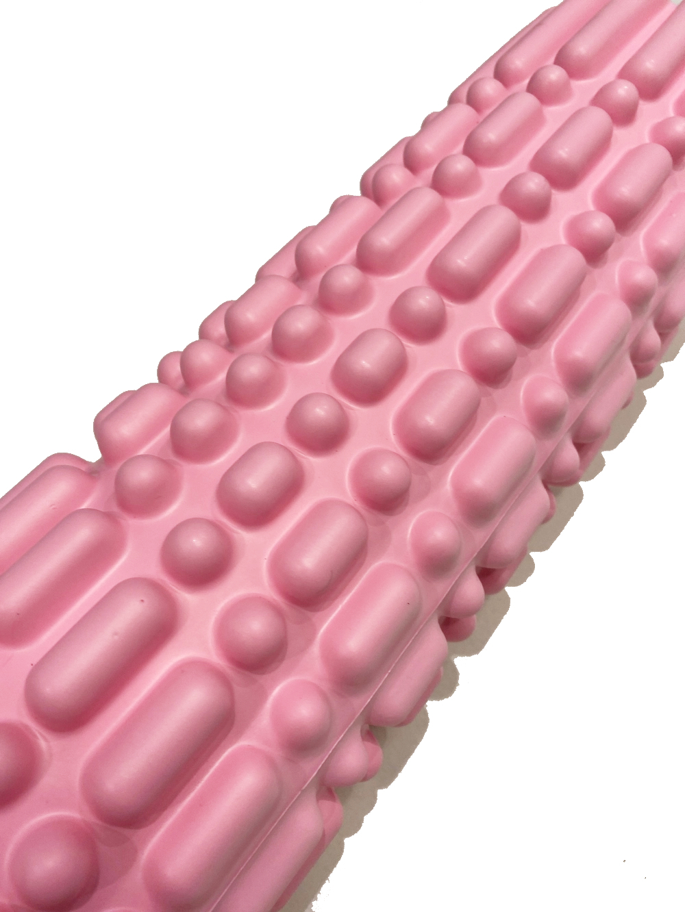 Ролик массажный для йоги MARK19 Yoga ML 45x12,5 см см розовый