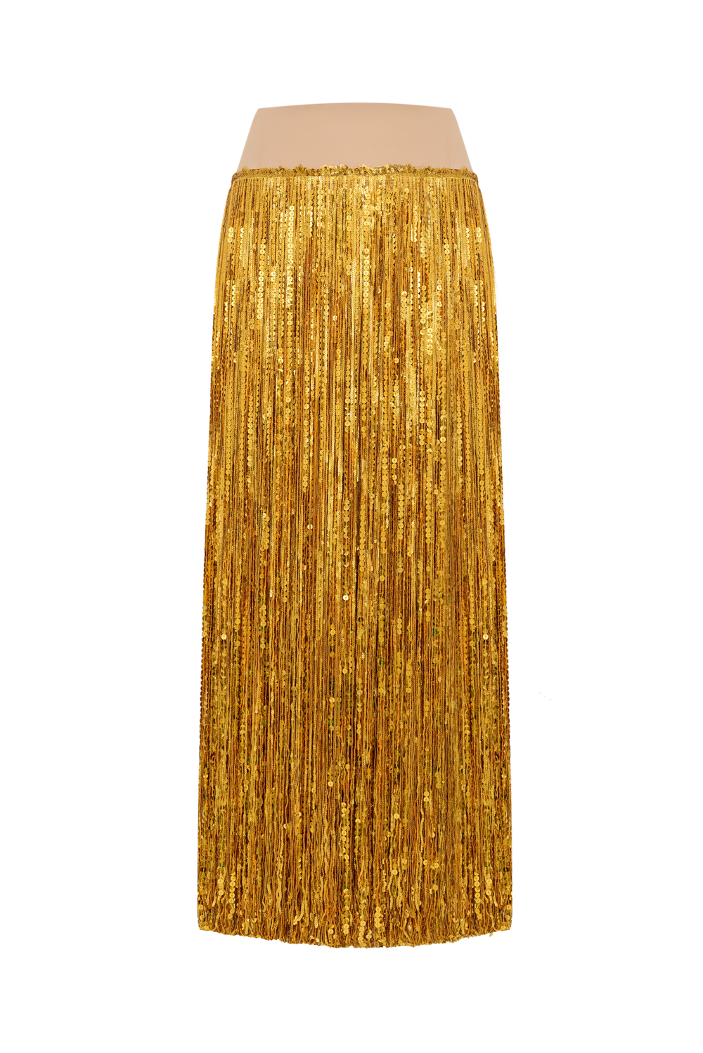 Юбка с бахромой (Sweet Escape), золотая