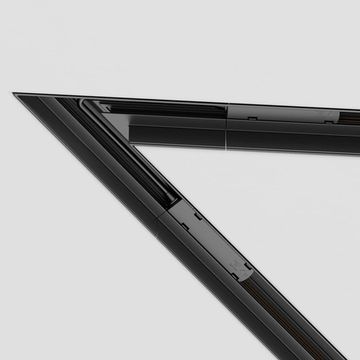 Угол-соединитель 45° для встраиваемого магнитного шинопровода TRA010CLS-42B черный Gravity Maytoni