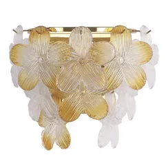 SL6240.201.02 Светильник настенный ST-Luce золотистый/Прозрачный, янтарный E14 2*60W TENDER