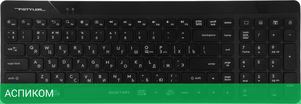 Набор периферии A4Tech Fstyler FG2300 Air2 черный
