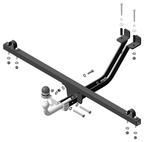 Фаркоп Motodor для Lada Niva, 4x4, Niva Legend, Urban с 1977 г. (оцинкованный шар)(паспорт и сертификат в комплекте)(без электрики) 92105-A