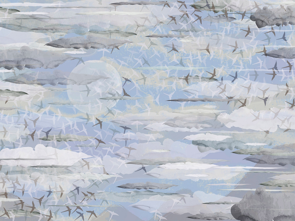 Дизайнерские обои Wall Street Rising Lands